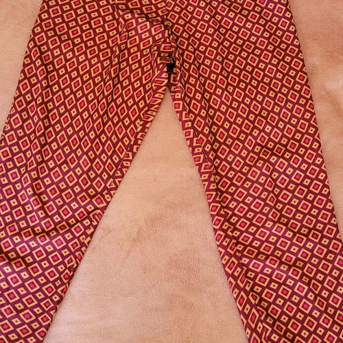 Brick-colored Kontatto pants like new for stylish women size S, M