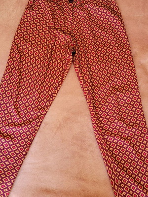 Brick-colored Kontatto pants like new for stylish women size S, M
