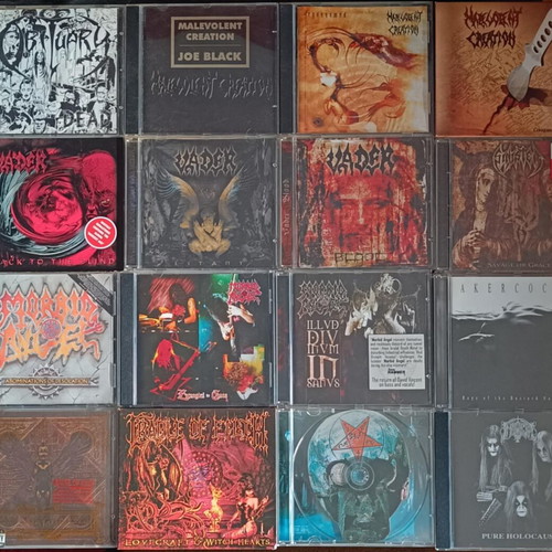 Metal CDs like new, assorted metal albums collection