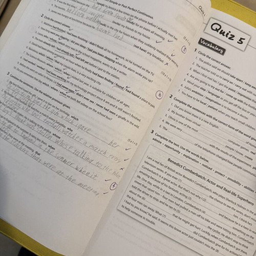 Burlington Mindset B1 Test Book used, English