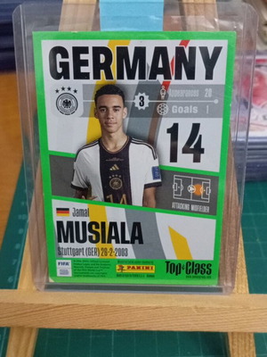 Κάρτα Jamal Musiala Panini Top Class 2023 αριθμός 71 σαν καινούργιο