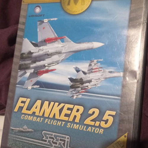 Flanker 2.5 PC CD ROM like new, Ubisoft combat flight simulator