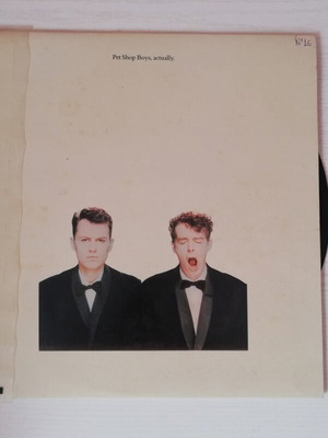 Pet Shop Boys Actually vinyl like new