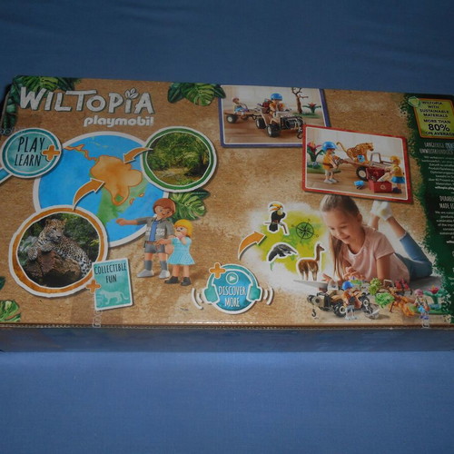 Playmobil 71011 Wildtopia Animal Caretakers with Exploration Vehicle new