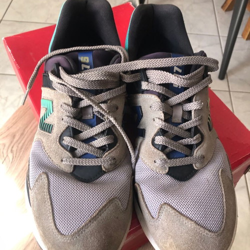 New Balance 997S athletic shoes used, size 45, gray