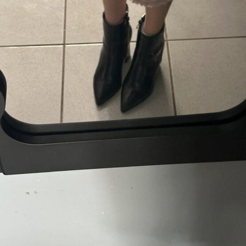 Low ankle boots like new, size 36, black A To Z Greek