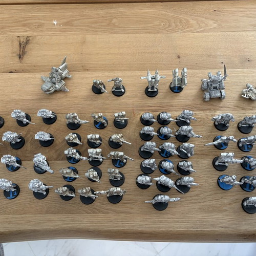 Warzone metal miniatures used, set of 64