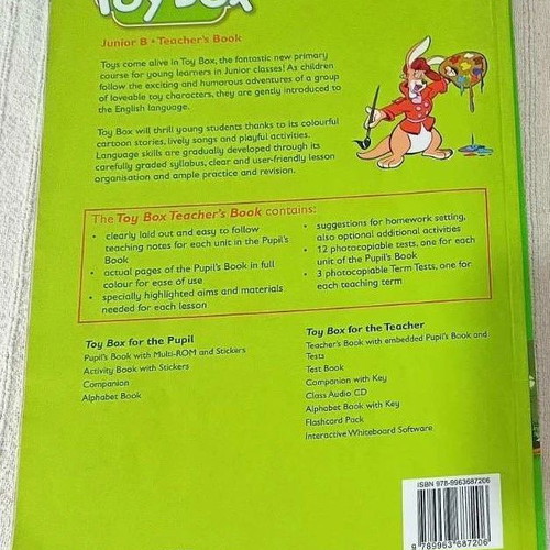 Toy Box Junior B Teacher's Book and Class Audio CDs like new