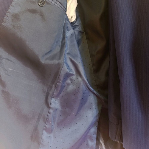 Men's suit blue like new, size 44 (L)