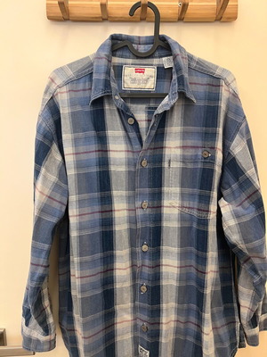 Levi’s πουκάμισο vintage σαν καινούργιο, άσπρο και μπλε, μέγεθος S