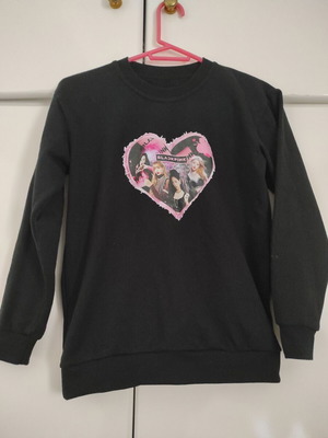 Black Pink Girls Φούτερ Μαύρο Νο 14 σαν καινούργιο