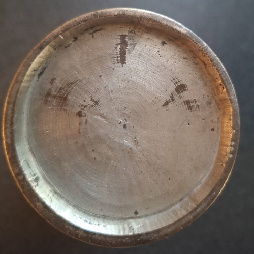 Vintage Indian Silver-Plated Lassi Cup Vase