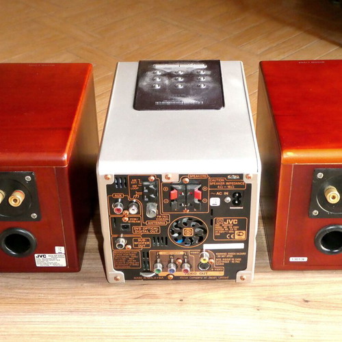 Mini System JVC EX-D1 Woodcone like new