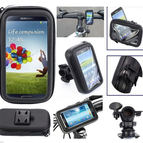 BASE WITH REMOVABLE WATERPROOF CASE FOR MOBILE/GPS