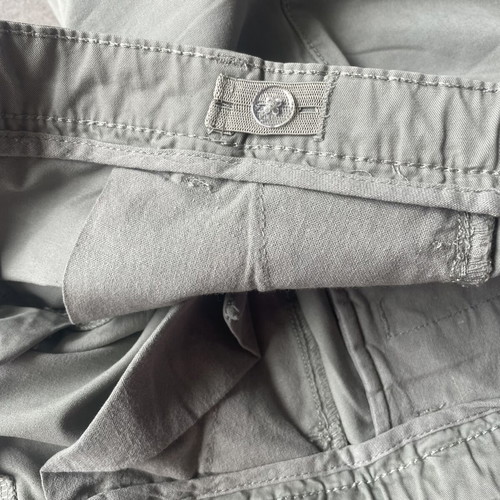 Mango boy's bermuda shorts, 134 cm, grey green gabardine fabric