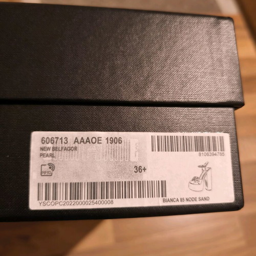 Saint Laurent shoe box new authentic 100%