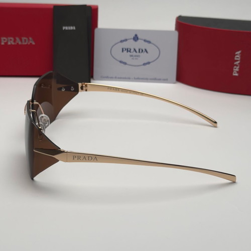 Prada Rimless Edition sunglasses new, black and brown