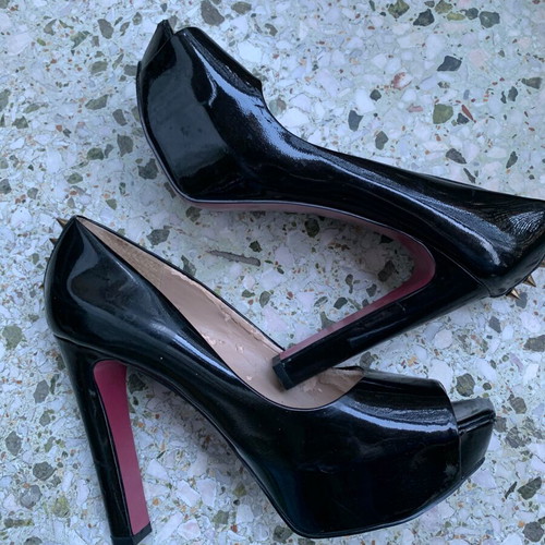 Paris Hilton black pumps size 43.5 used authentic