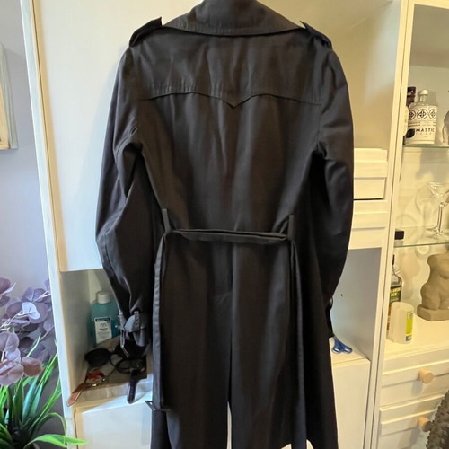Artisti Italiani trench coat size S used, black