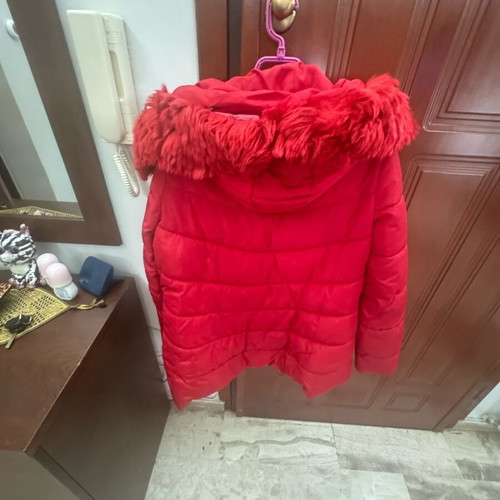 Women's red jacket like new, size XL