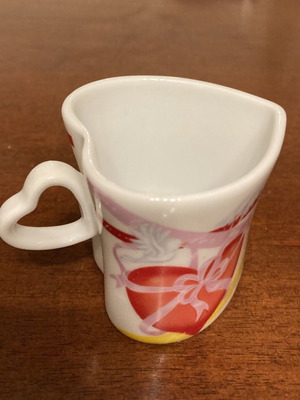 Espiel Collection Heart-Shaped Valentine Coffee Cup