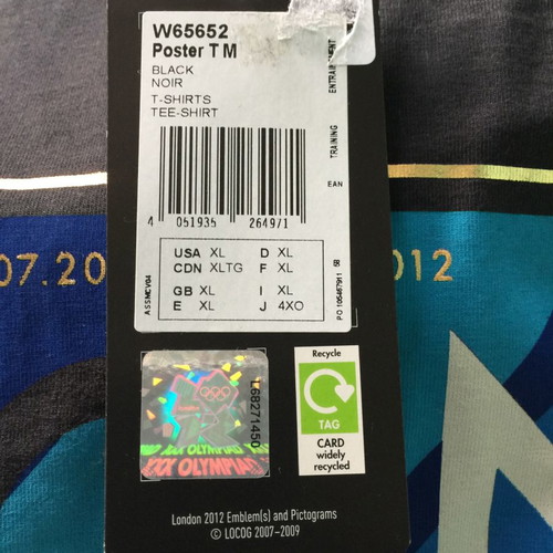 Adidas T-Shirt new with London Olympic Games print