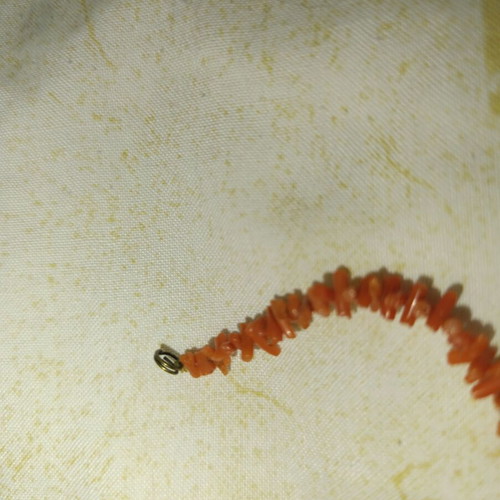 Mediterranean Precious Coral Necklace like new, red