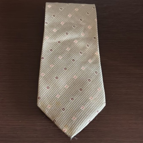 Sergio Romani silk tie like new, beige
