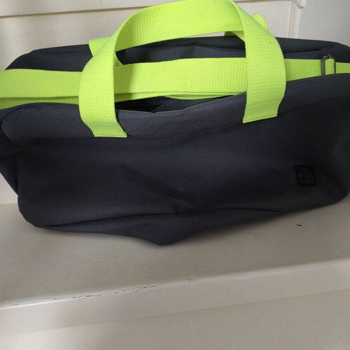 Bleecker & Love handbag like new, gray and green