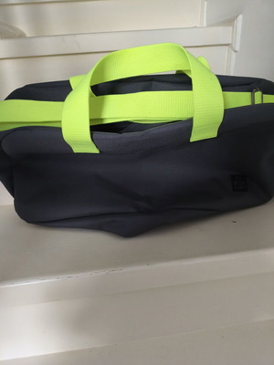 Bleecker & Love handbag like new, gray and green