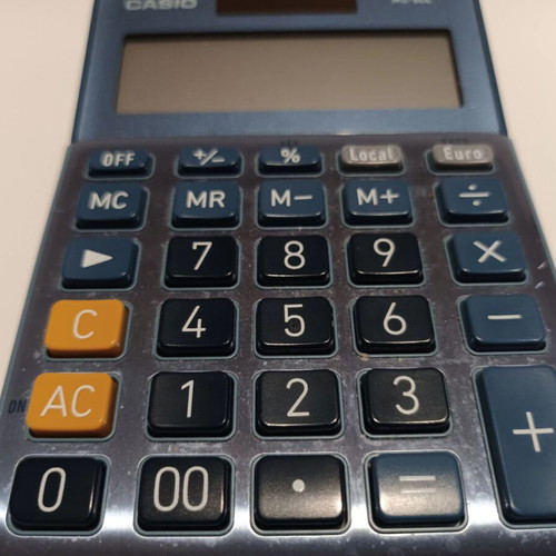 Casio 8-Digit Calculator with Solar Support like new
