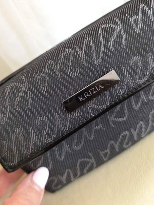 KRIZIA wallet new, size 17 cm, blue