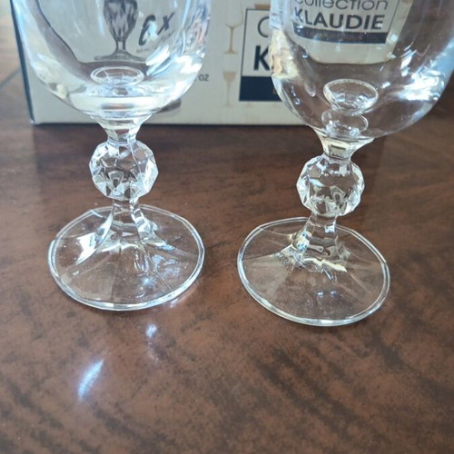 Bohemia Crystalite Klaudie liqueur glass set 6 pcs 50 ml
