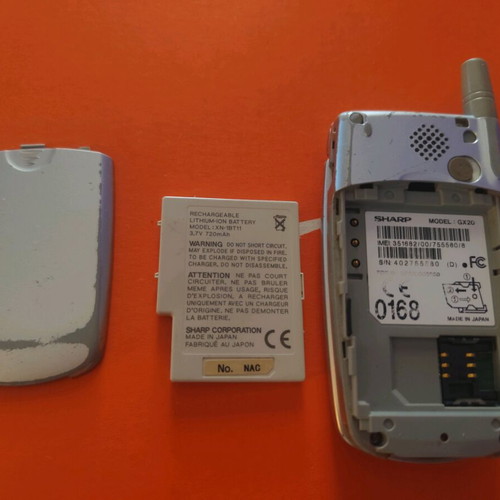 Sharp GX20 used without charger