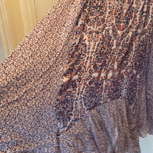 Silk dress purple, new, size M/S