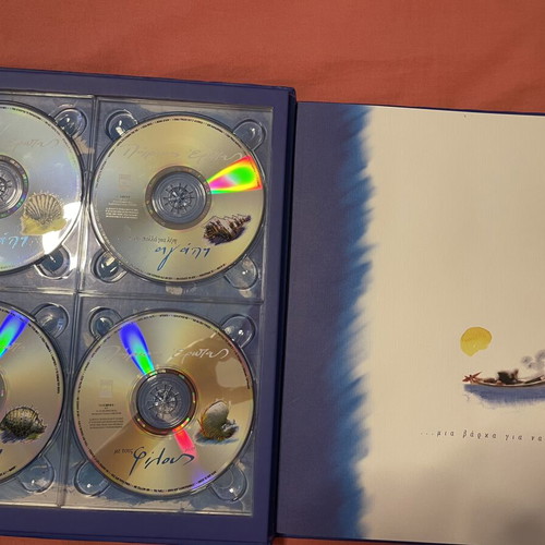Giannis Parios Parios Erotas box set 8 CDs with book like new, laiko