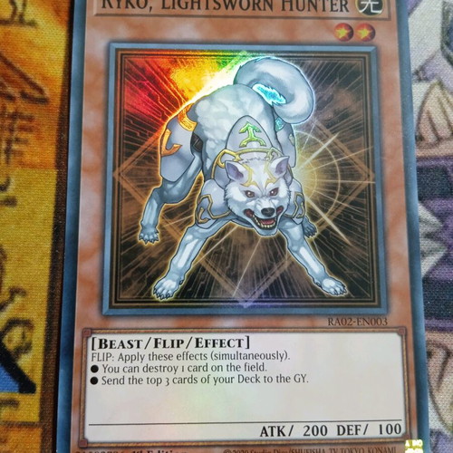 Ryko Lightsworn Hunter Effect Monster card like new