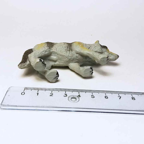 Dog plastic figure toy used
