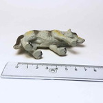 Dog plastic figure toy used
