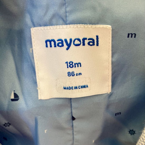Mayoral jacket for boy 18 months, 86cm, like new
