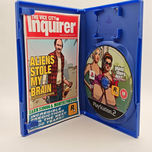 Grand Theft Auto Vice City Stories PS2 like new with manual and map