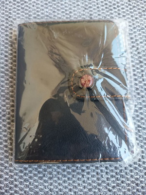 Agenda with cross clasp and pen, new