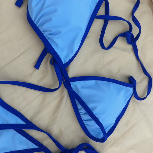 Bikini Admiral blue size M like new