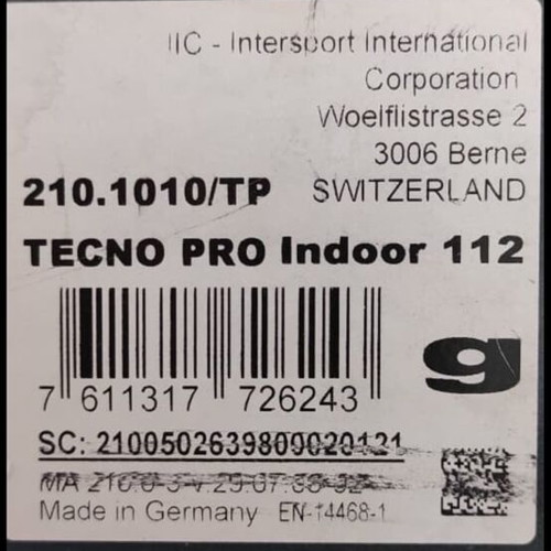 Tecno Pro Indoor 112 folding ping pong table