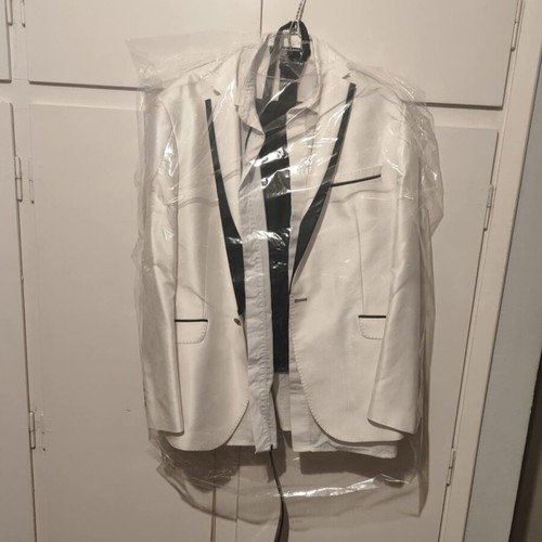 Wedding suit like new, size L, black and white