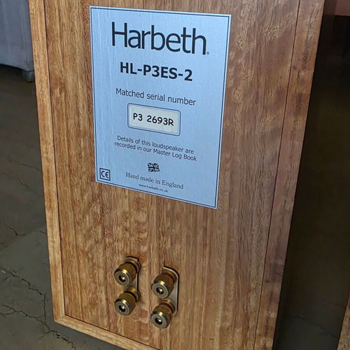 Harbeth HL-P3ES-2 speakers, handmade in England