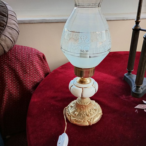 Table lamp used, height 0.36 m