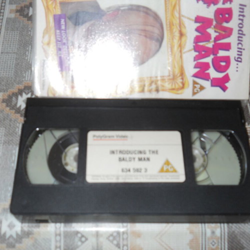 Introducing The Baldy Man VHS tape used with English subtitles