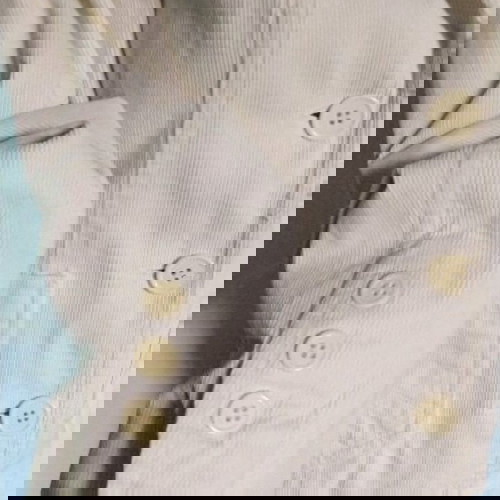 Γυναικείο τζιν σακάκι H&M Devided λευκό, σαν καινούργιο