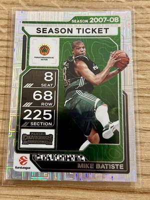 Mike Batiste Panathinaikos Panini Euroleague 2025-26 Foil Card new
